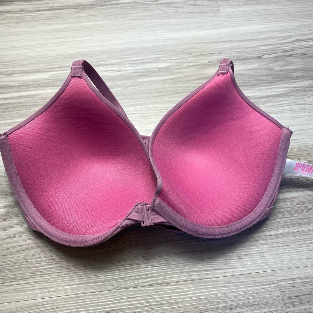 Victoria’s Secret Lilac Purple Y Racerback Push-up Bra size 34C - Picture 8 of 9